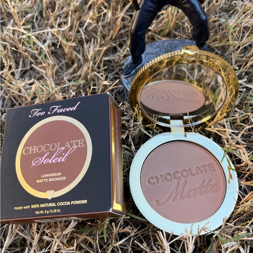 Too Faced CHOCOLATE Soleil Longwear Matte Bronzer, Full Size 8g/0.28oz, NIB